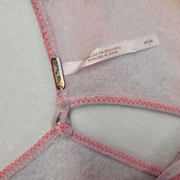 Free People Mystic Tie-Dye Pink Purple Oversized Split Sleeves Tunic Size Small - Picture 2 of 11